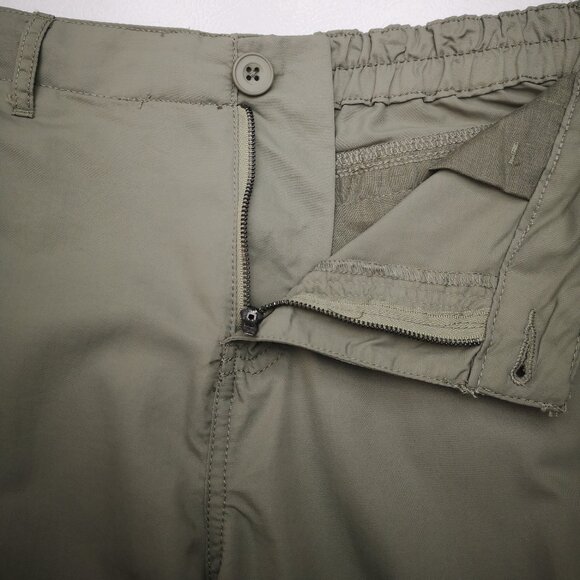 Aeropostale Men's Size Large Army Green Lightweight Wide Leg Cargo Pants - Picture 8 of 12